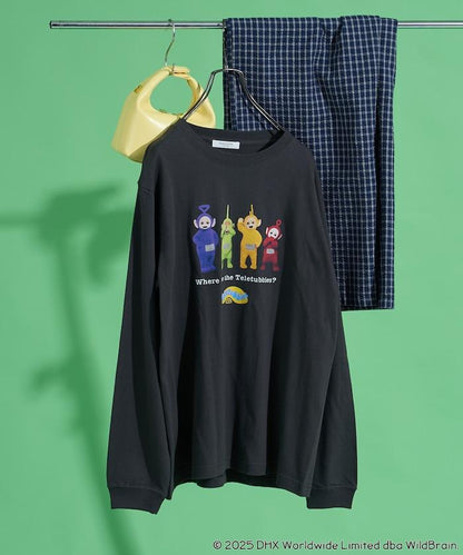 天線寶寶迷你前印花長袖T恤