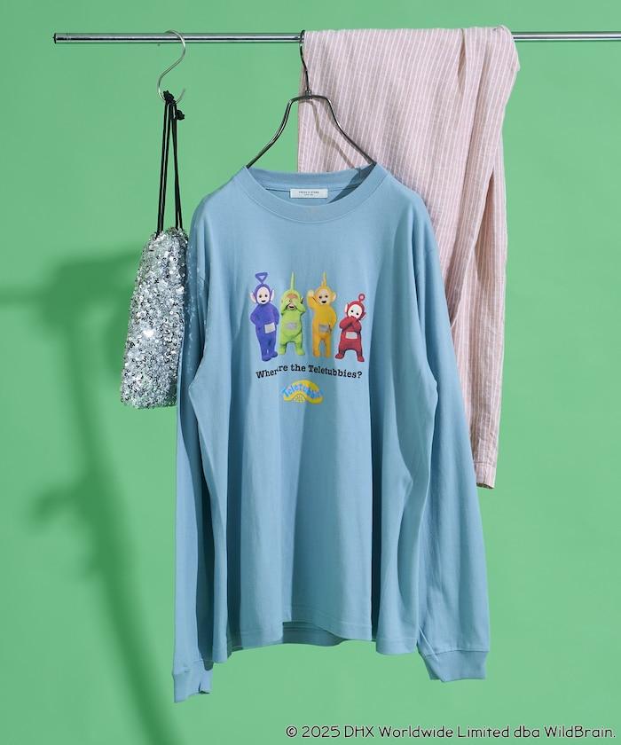 天線寶寶迷你前印花長袖T恤