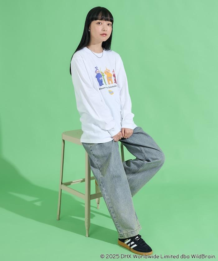 天線寶寶迷你前印花長袖T恤