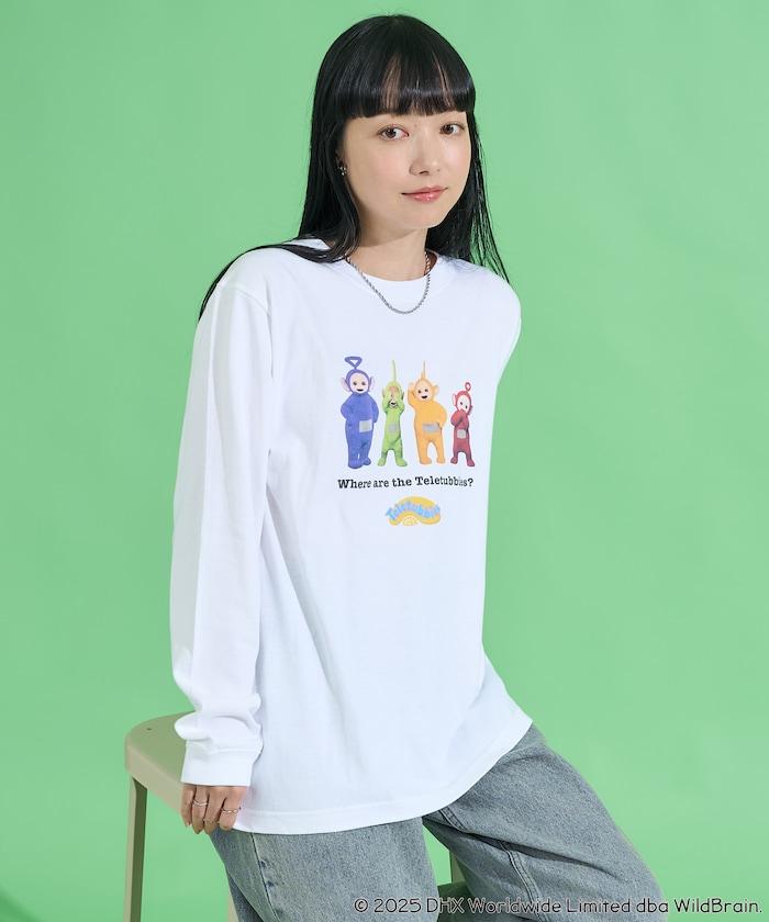 天線寶寶迷你前印花長袖T恤