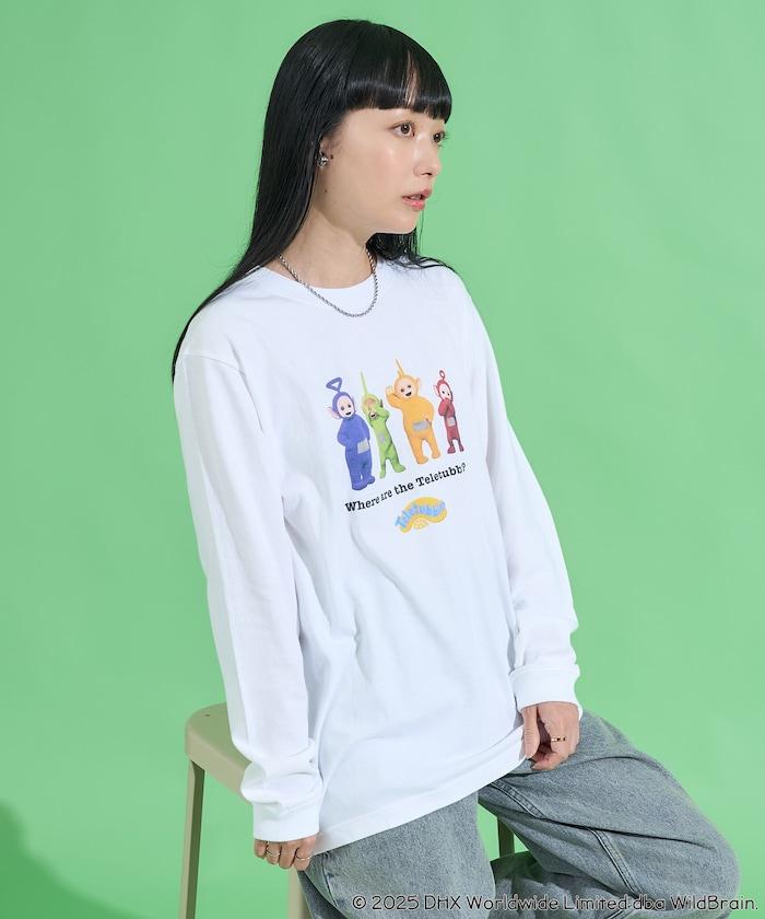 天線寶寶迷你前印花長袖T恤