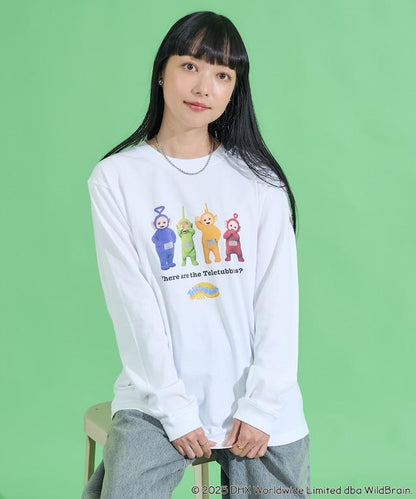 天線寶寶迷你前印花長袖T恤