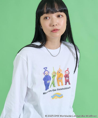 天線寶寶迷你前印花長袖T恤