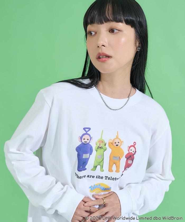 天線寶寶迷你前印花長袖T恤