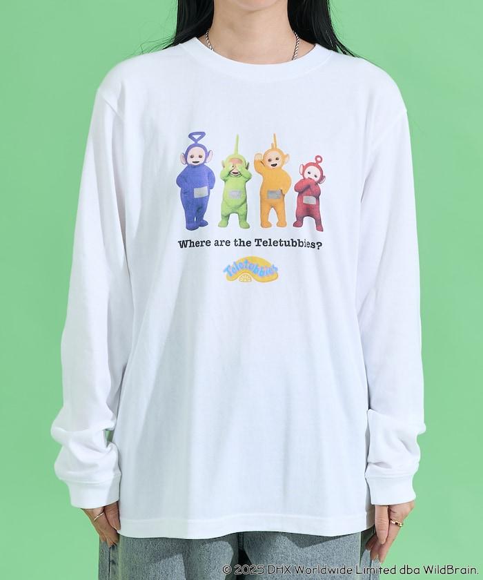 天線寶寶迷你前印花長袖T恤