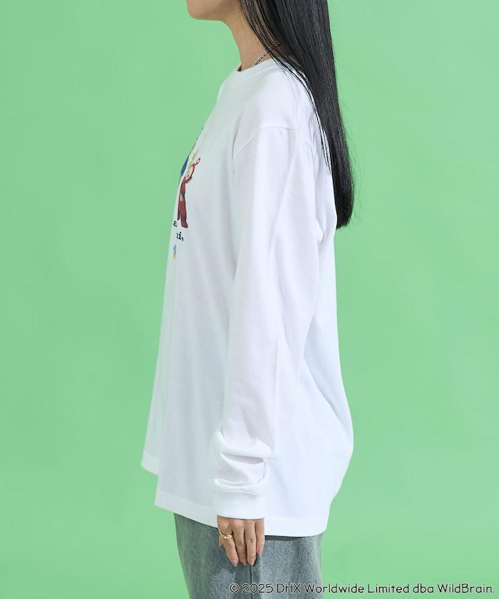 天線寶寶迷你前印花長袖T恤