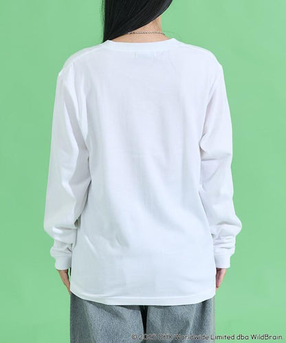 天線寶寶迷你前印花長袖T恤