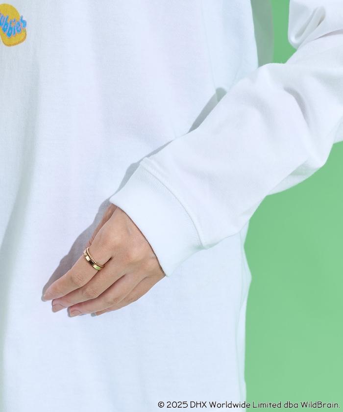 天線寶寶迷你前印花長袖T恤