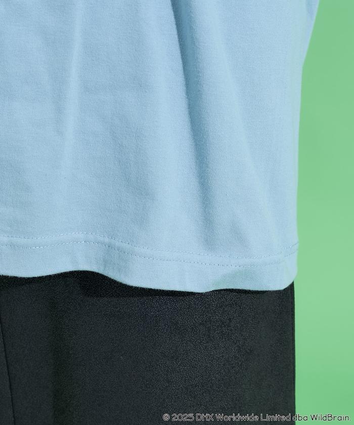 天線寶寶復古前印花長袖T恤