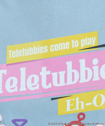 天線寶寶復古前印花長袖T恤