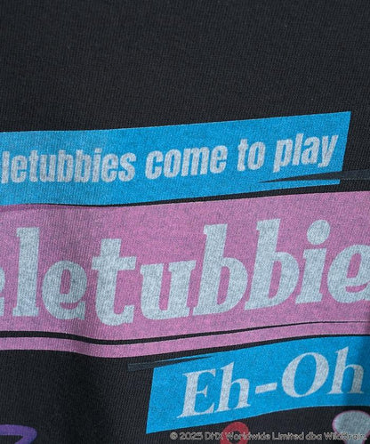 天線寶寶復古前印花長袖T恤