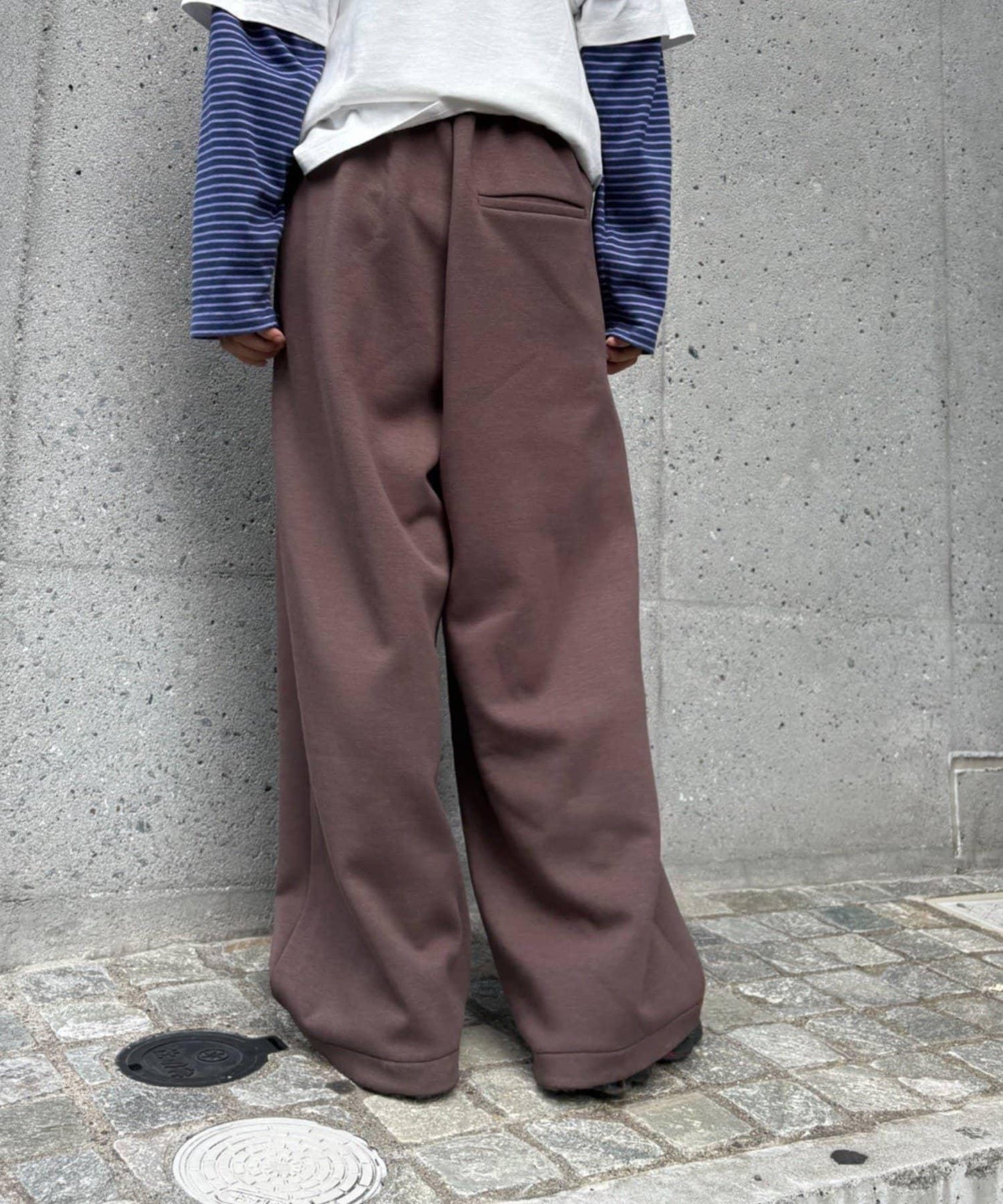 【UNISEX】加厚保暖衛褲寬鬆長褲