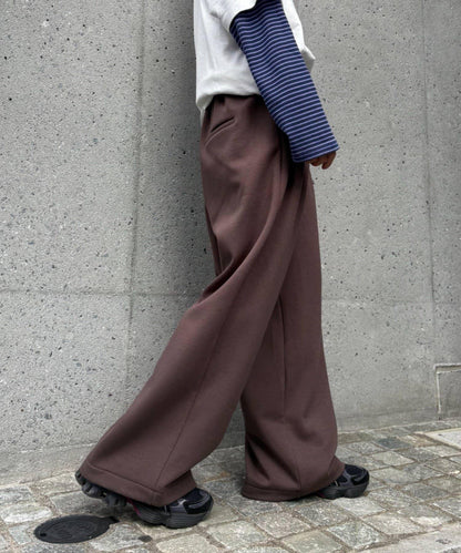 【UNISEX】加厚保暖衛褲寬鬆長褲