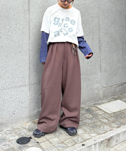 【UNISEX】加厚保暖衛褲寬鬆長褲