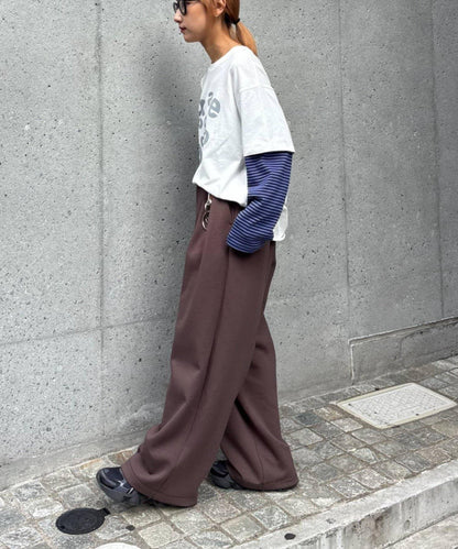 【UNISEX】加厚保暖衛褲寬鬆長褲