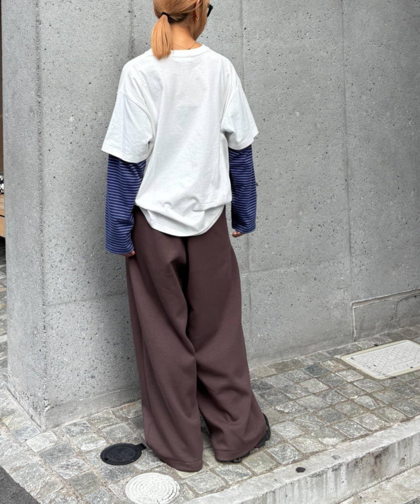 【UNISEX】加厚保暖衛褲寬鬆長褲