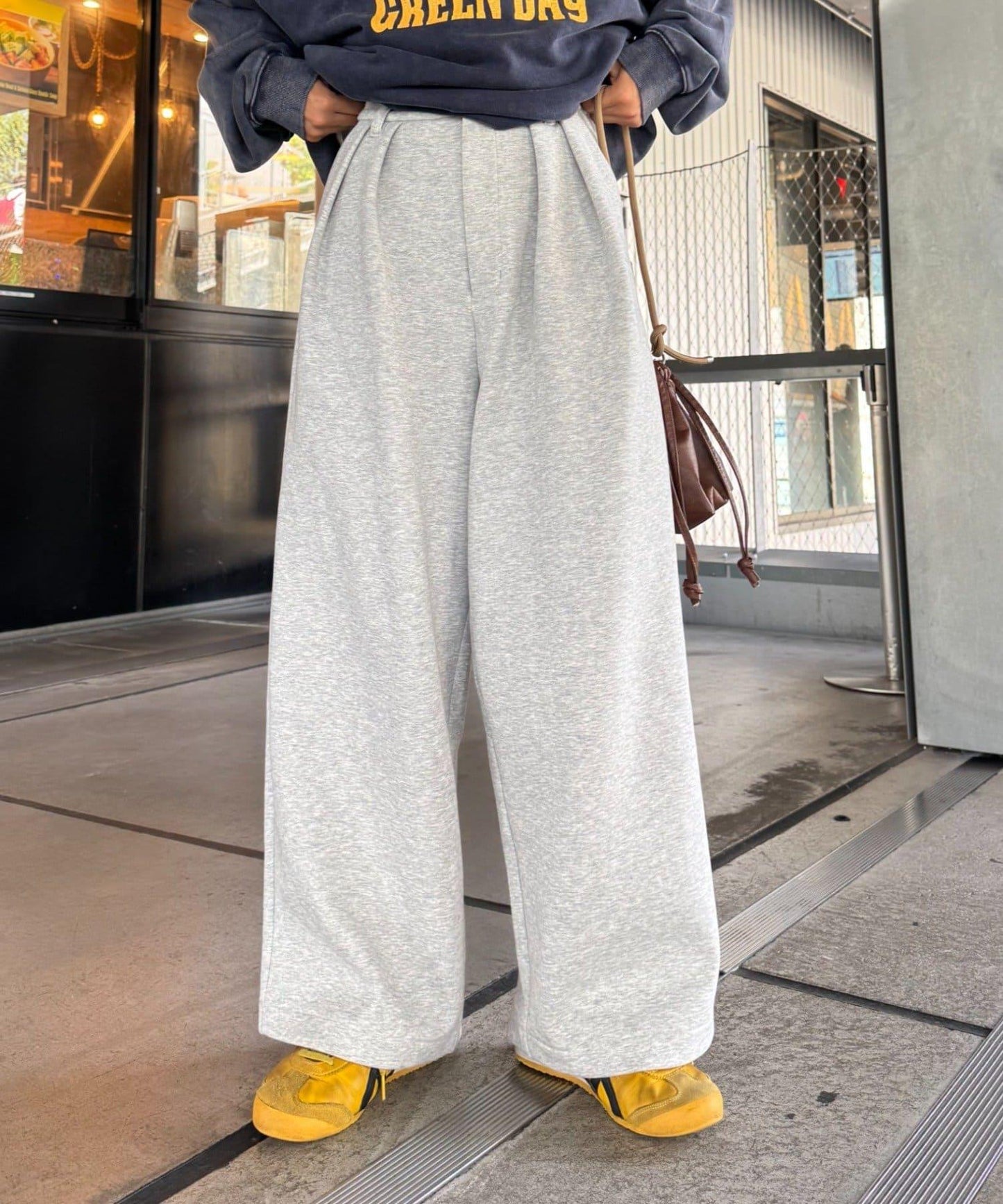 【UNISEX】加厚保暖衛褲寬鬆長褲