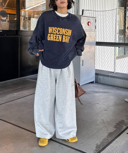【UNISEX】加厚保暖衛褲寬鬆長褲