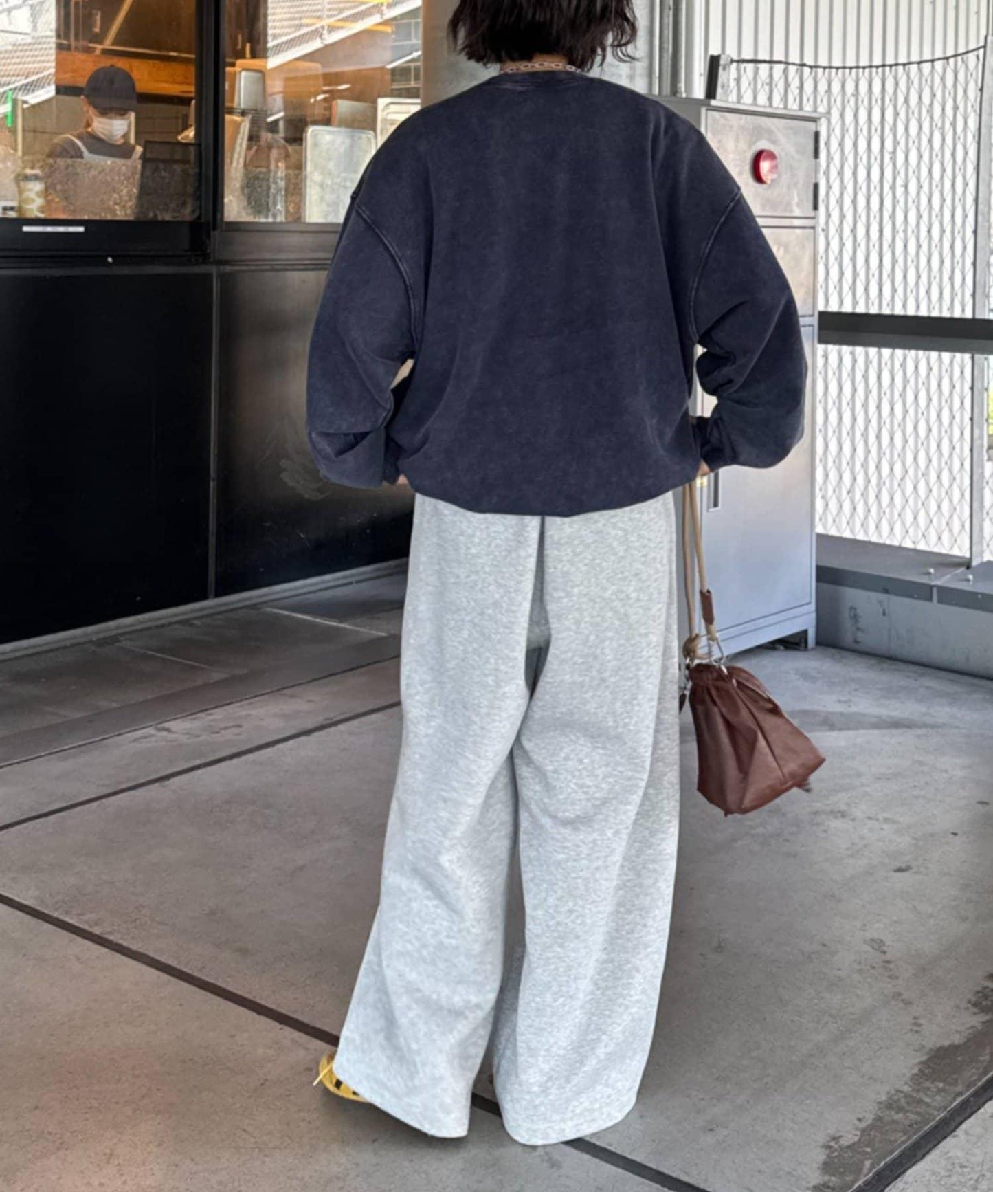 【UNISEX】加厚保暖衛褲寬鬆長褲