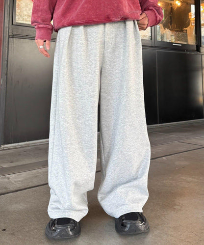 【UNISEX】加厚保暖衛褲寬鬆長褲