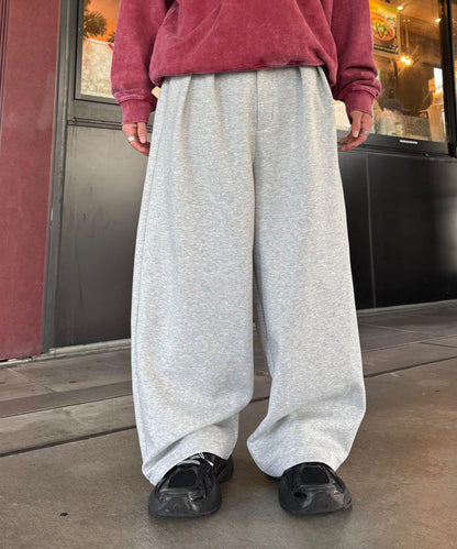 【UNISEX】加厚保暖衛褲寬鬆長褲