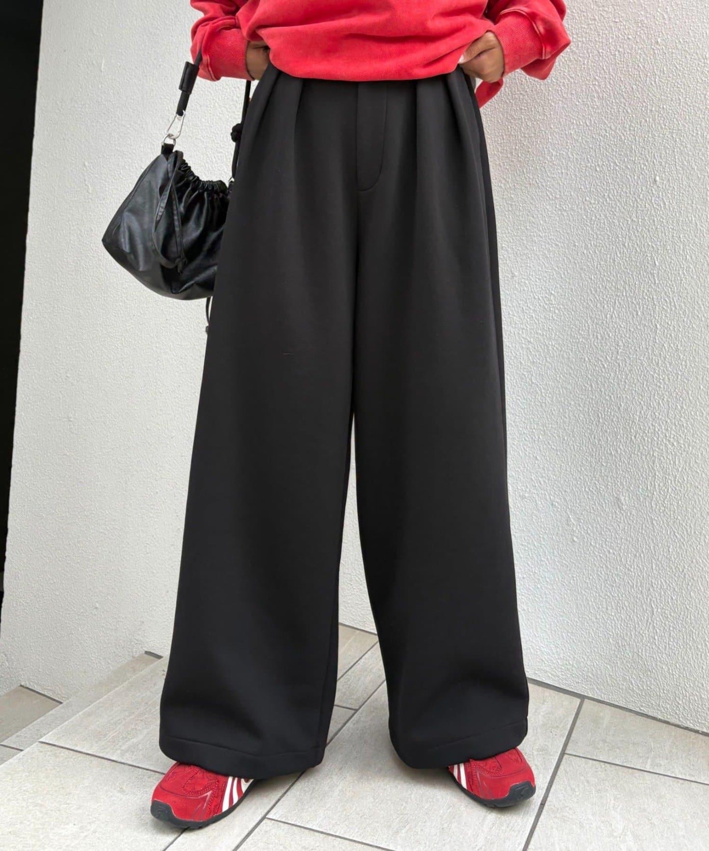 【UNISEX】加厚保暖衛褲寬鬆長褲