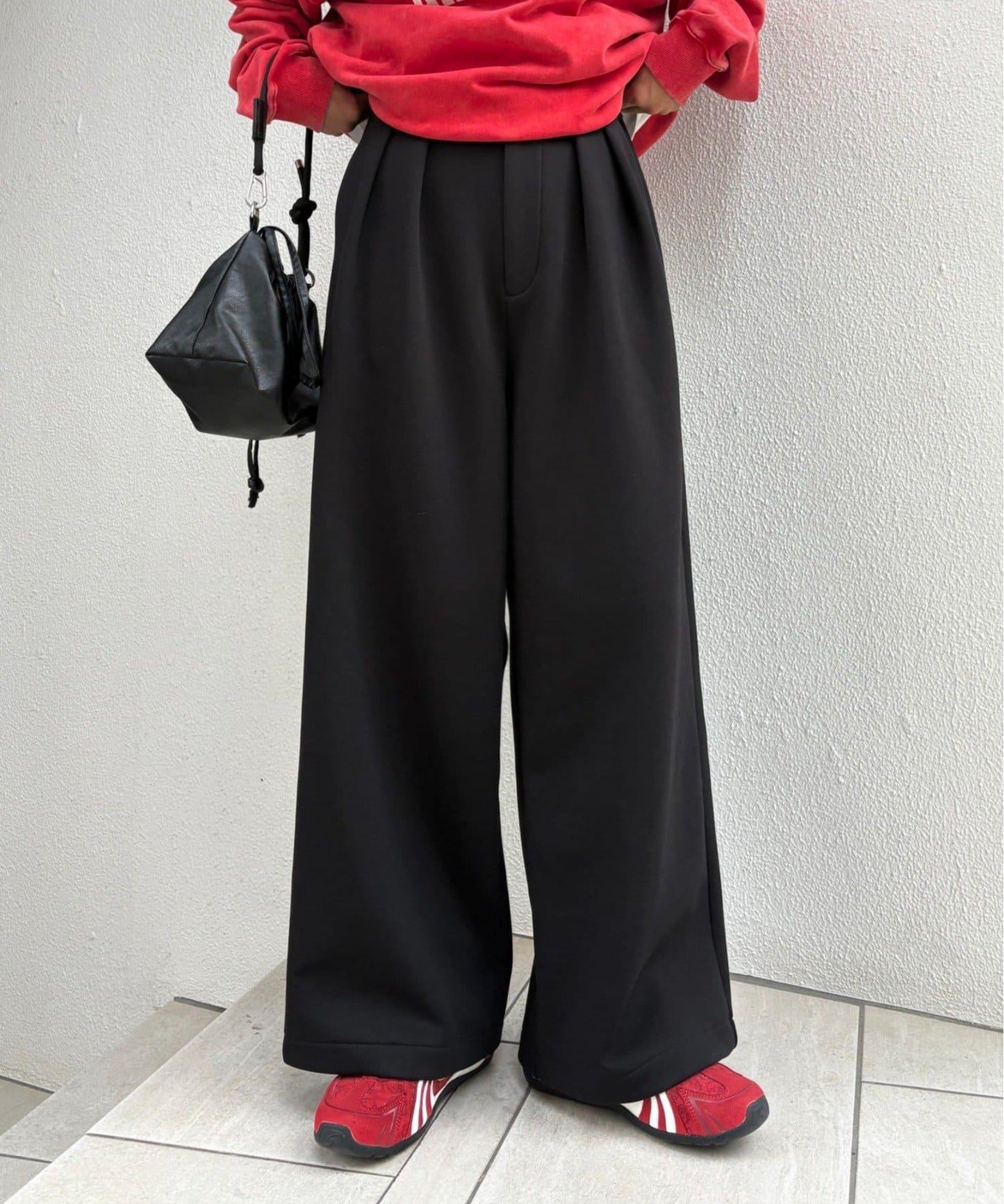 【UNISEX】加厚保暖衛褲寬鬆長褲