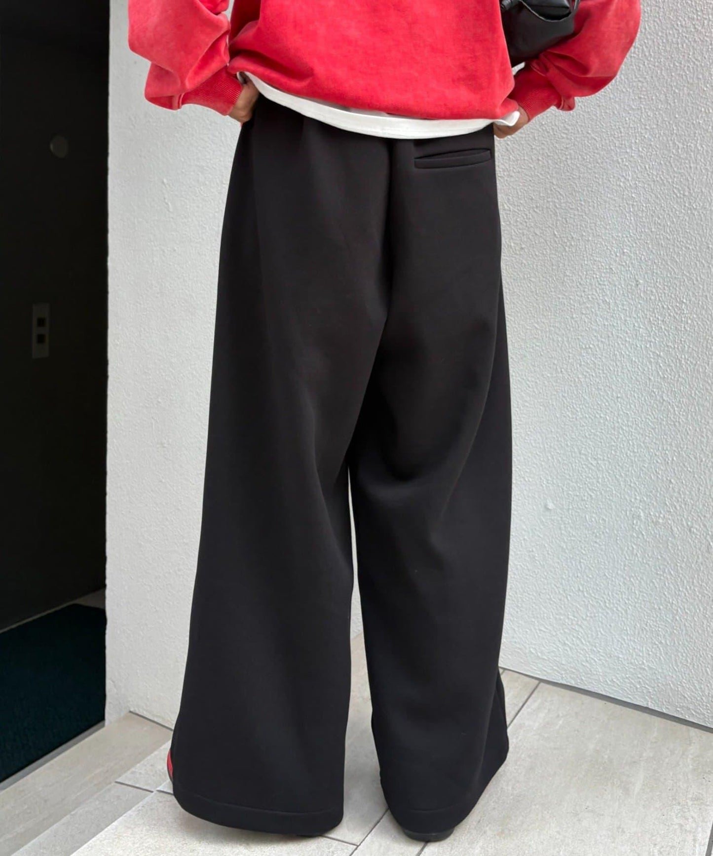 【UNISEX】加厚保暖衛褲寬鬆長褲