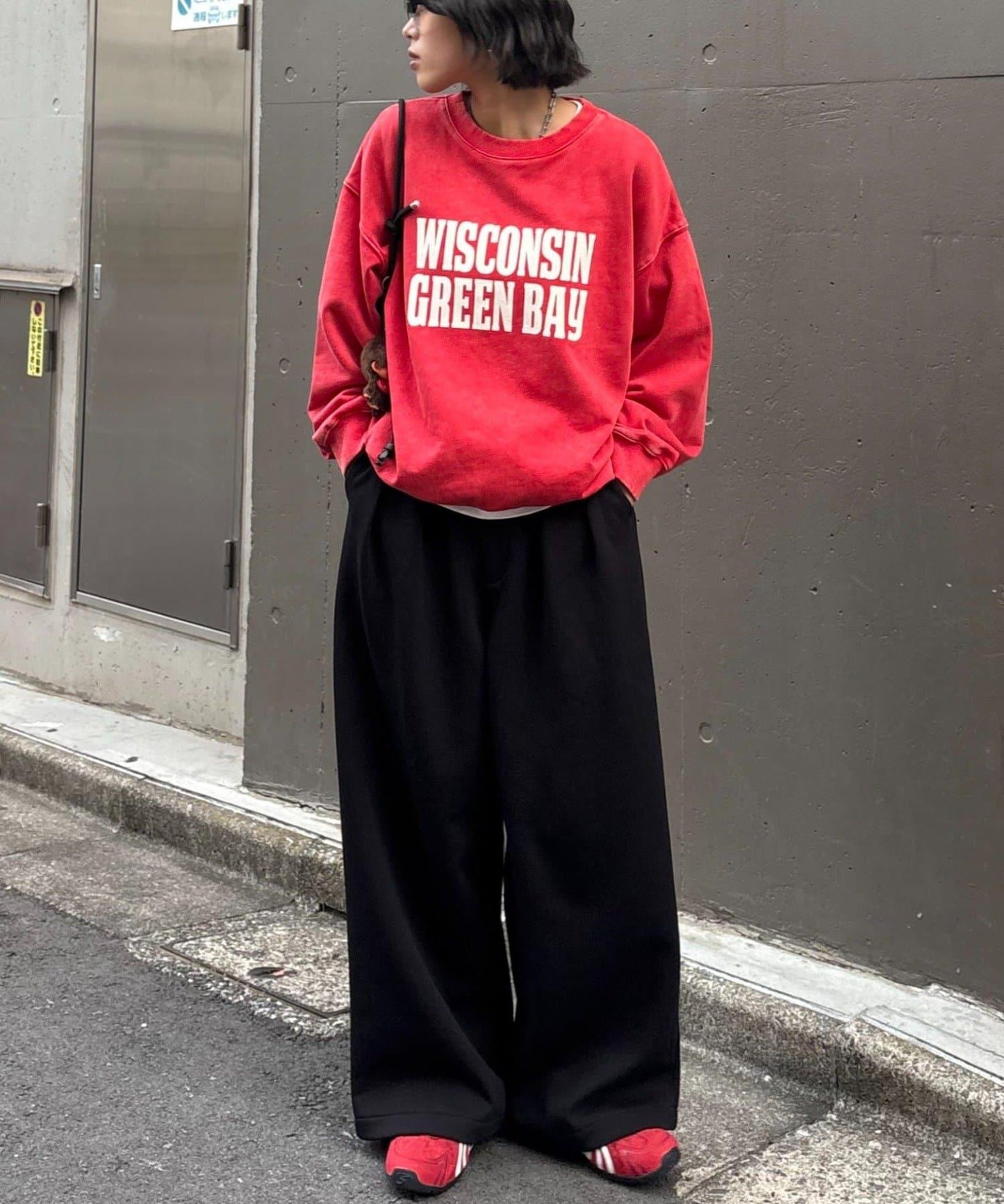 【UNISEX】加厚保暖衛褲寬鬆長褲