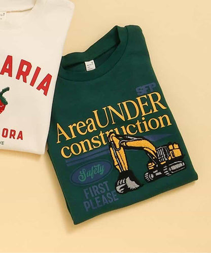 5柄圖案衛衣風格T恤