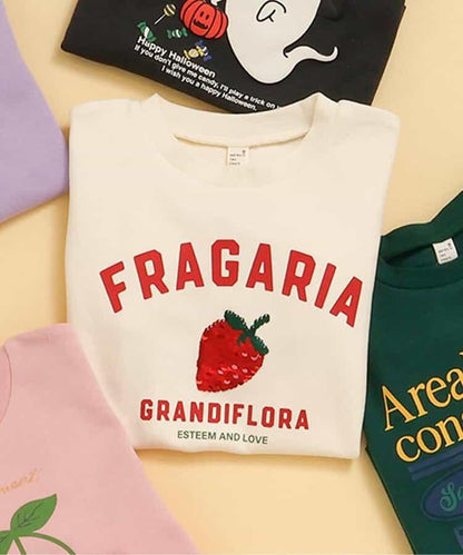 5柄圖案衛衣風格T恤