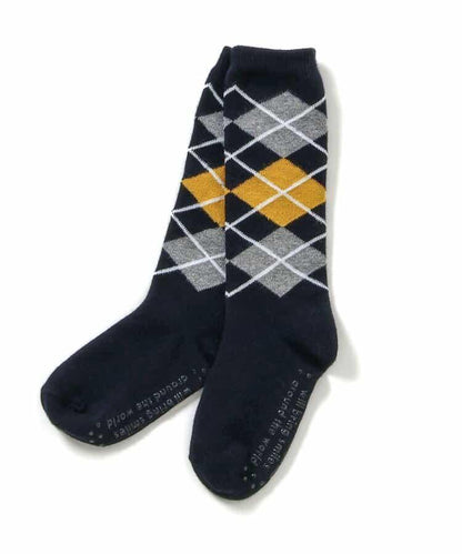 民族風圖案圈圈紗襪