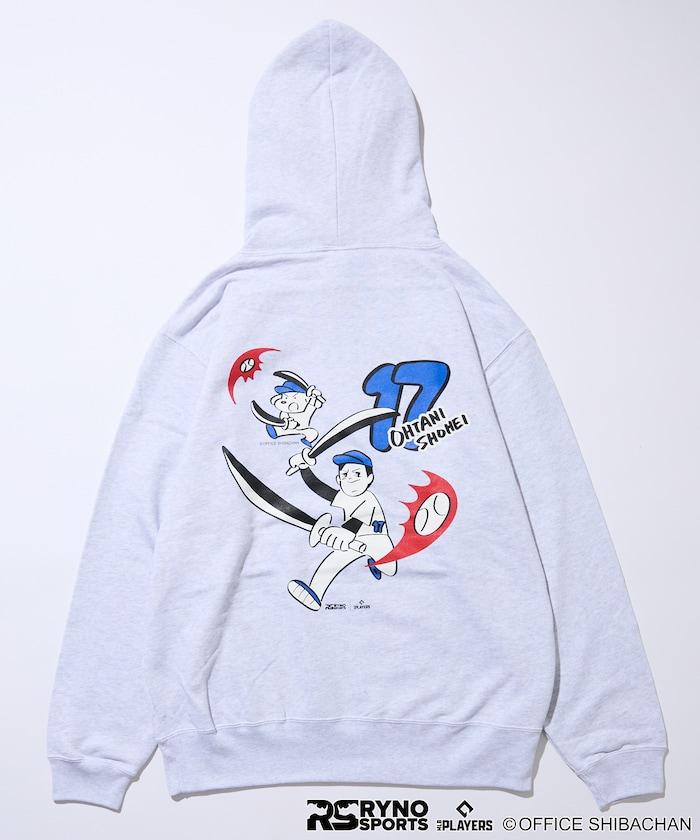 SKATER JOHN × RYNO SPORTS × MLB球員大谷翔平 2WAY印花連帽衛衣