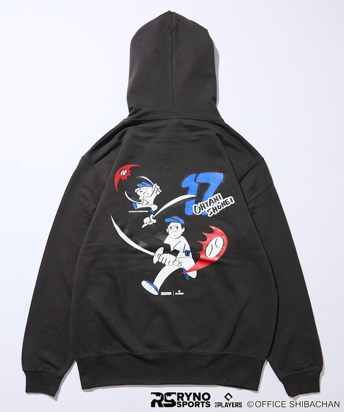 SKATER JOHN × RYNO SPORTS × MLB球員大谷翔平 2WAY印花連帽衛衣