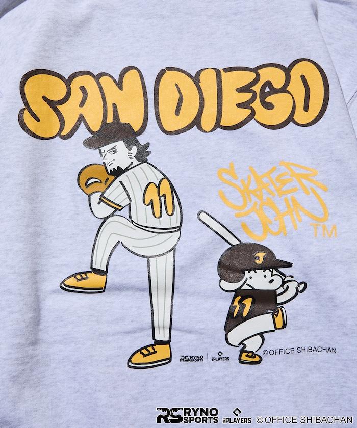 SKATER JOHN × RYNO SPORTS × MLB PLAYERS 達比修有投球印花連帽衛衣