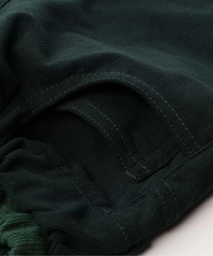 彈力斜紋長褲 10分長度