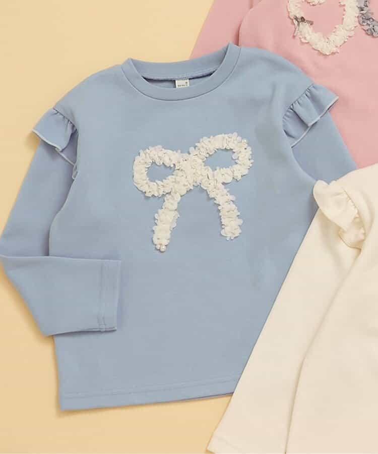 女孩圖案衛衣風格T恤