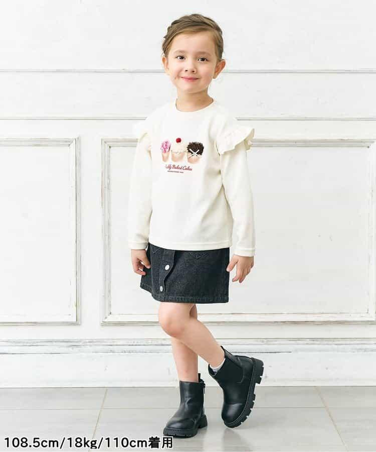 女孩圖案衛衣風格T恤