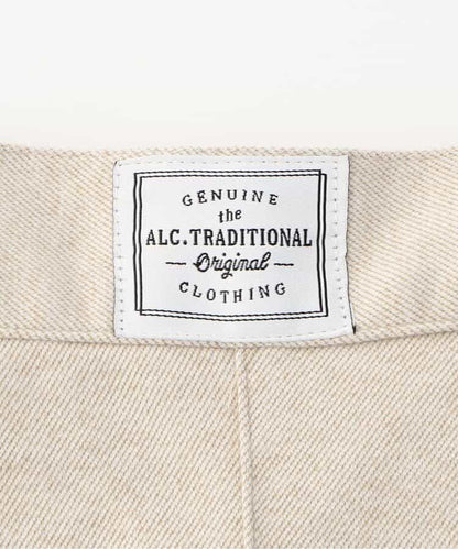 羊毛感寬鬆褶皺長褲 10分丈