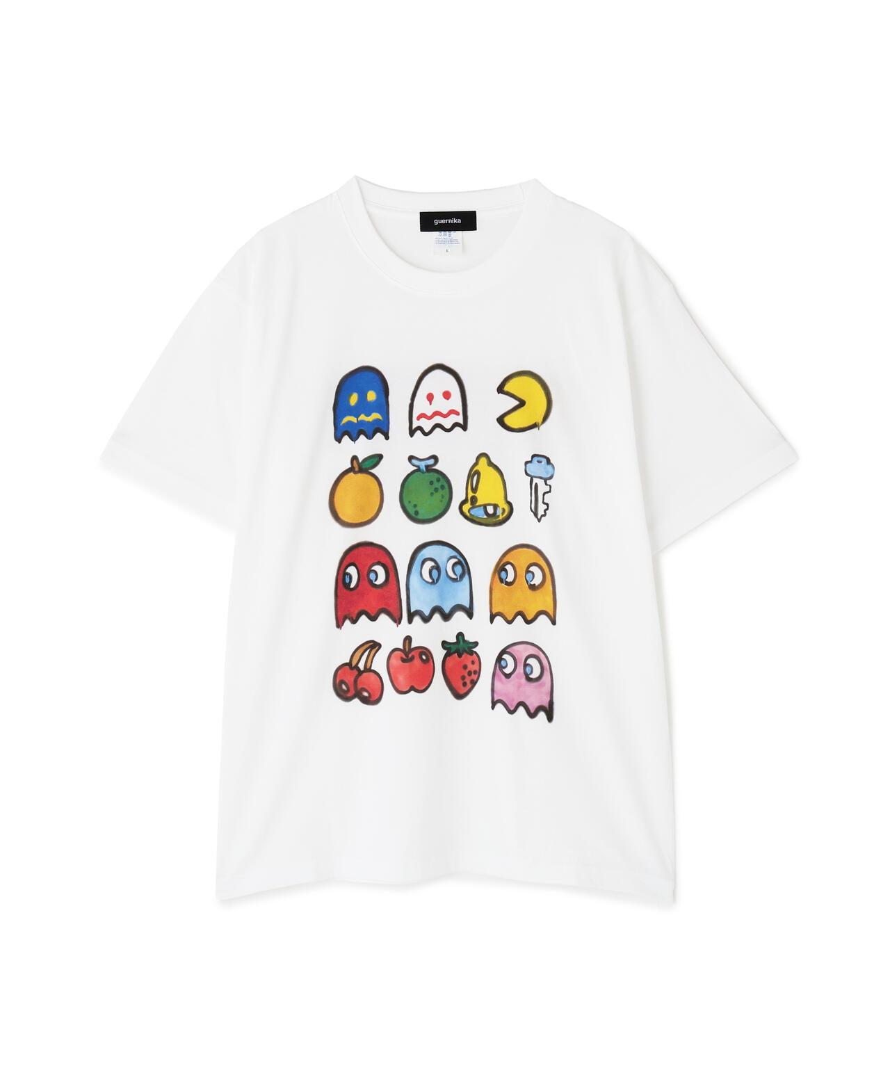 guernika×パックマン/PAC-MAN 塗鴉印花T恤/PAC-MAN角色