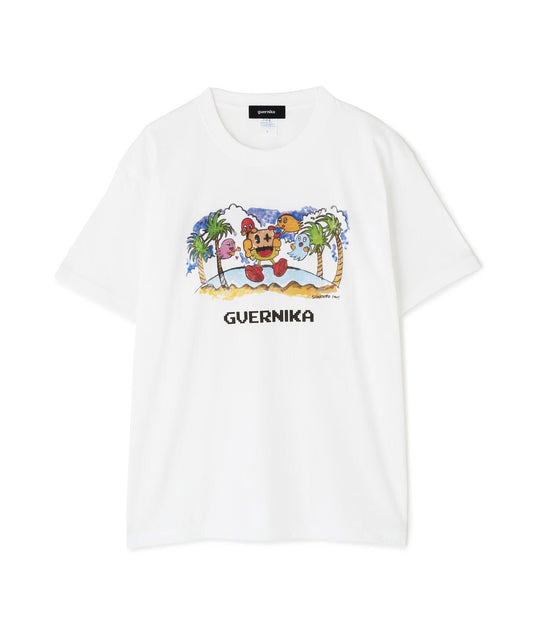 guernika×パックマン/PAC-MAN印花T恤/LIVE-PAINT