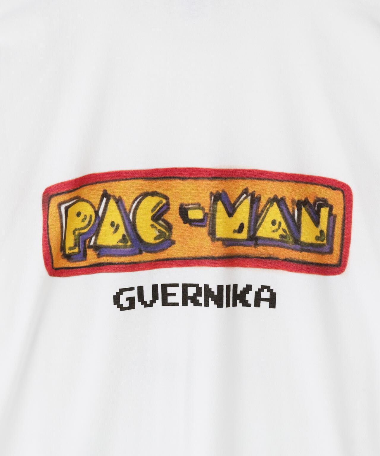 guernika×パックマン/PAC-MAN印花T恤/LIVE-PAINT