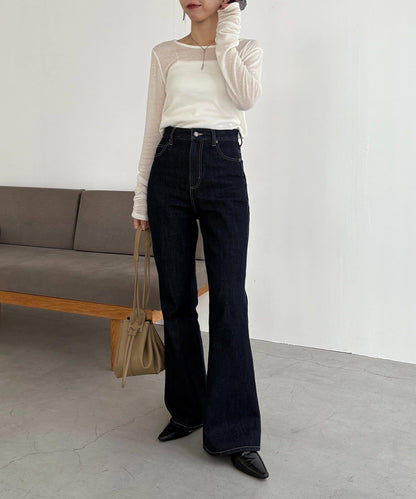 喇叭牛仔褲