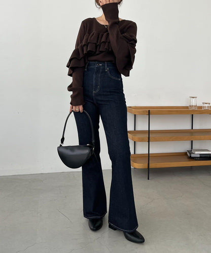 喇叭牛仔褲
