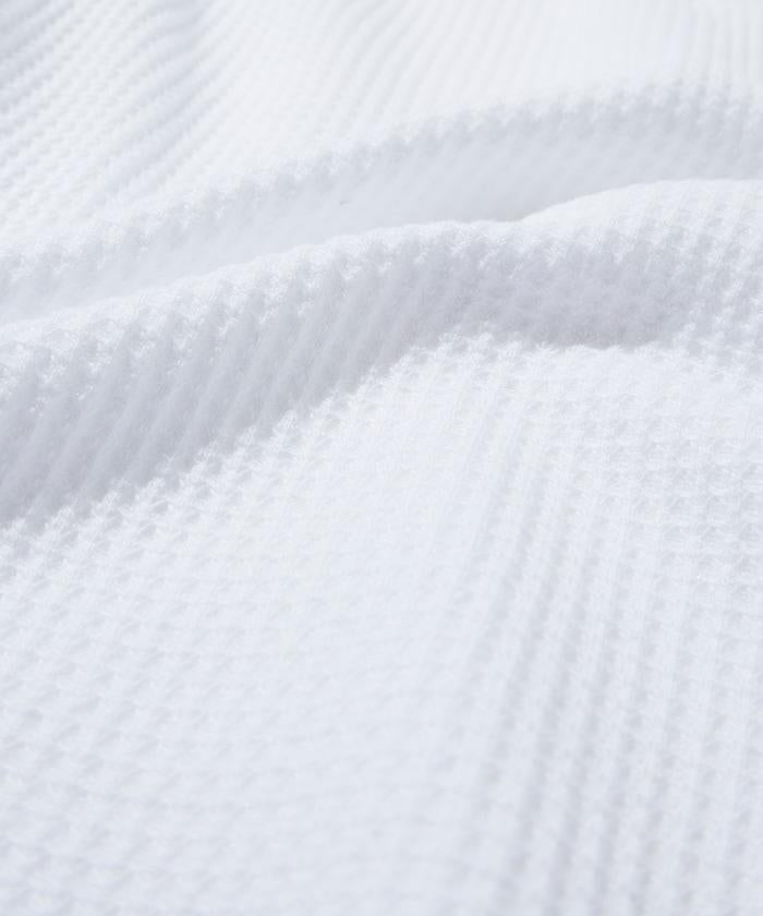 華夫格亨利領長袖套裝T恤 / 保暖內衣