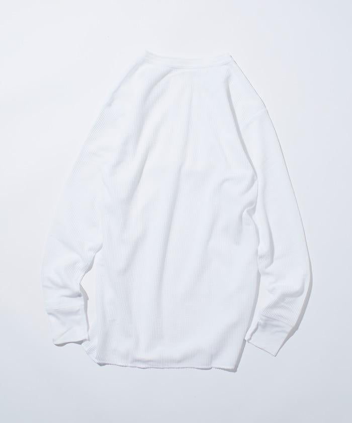 華夫格亨利領長袖套裝T恤 / 保暖內衣