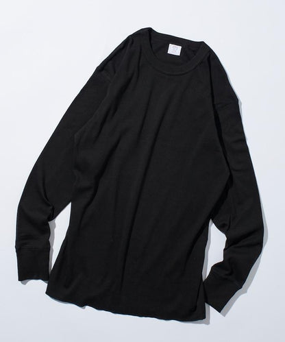 平紋圓領長袖套裝T恤