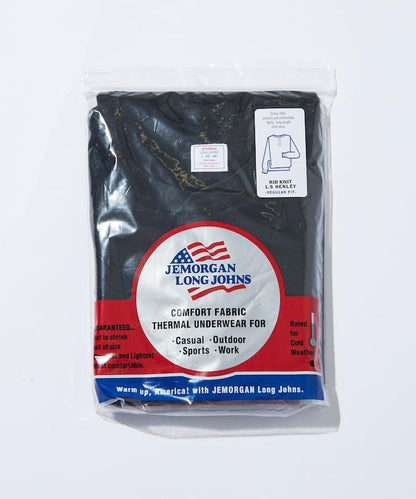 羅紋亨利領長袖套裝T恤