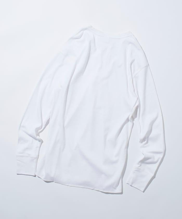 羅紋亨利領長袖套裝T恤