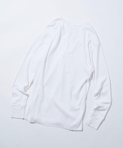 羅紋亨利領長袖套裝T恤